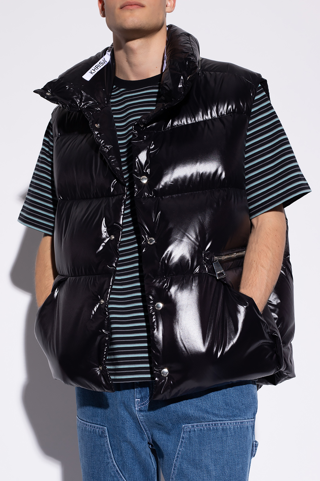 Black Down vest Khrisjoy - SchaferandweinerShops Japan